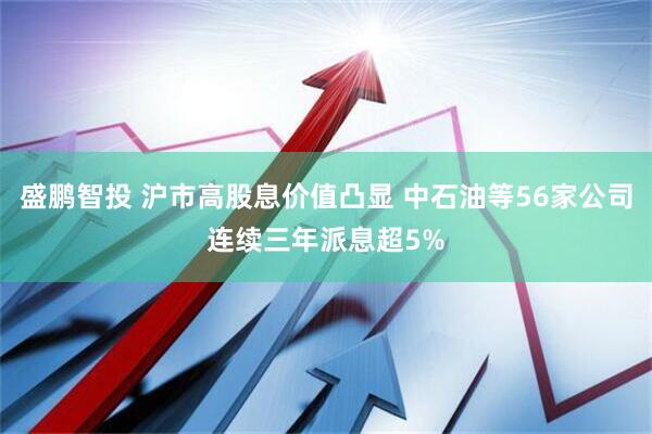 盛鹏智投 沪市高股息价值凸显 中石油等56家公司连续三年派息超5%