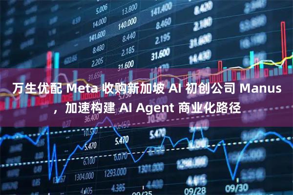 万生优配 Meta 收购新加坡 AI 初创公司 Manus，加速构建 AI Agent 商业化路径